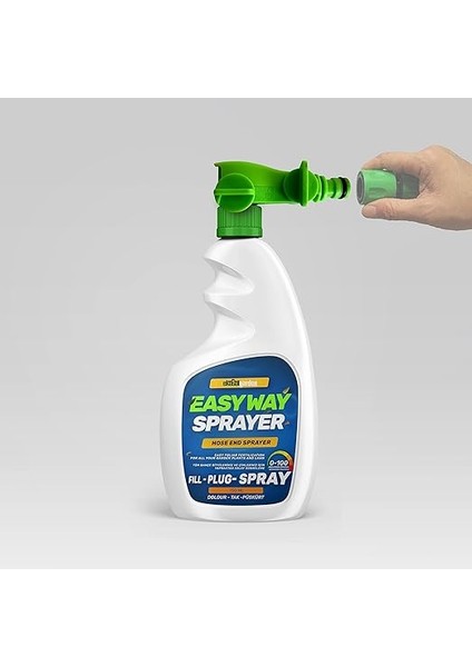 Easy Way Hortum Ucu Sprayer + 1 Litre Ekosolfarm Sıvı Solucan Gübresi - Çim ve Tüm Bahçe Bitkileri Için Hortum Ucu Sıvı Gübreleme Aparatı fırsatları