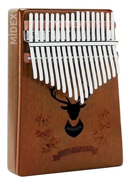 KLX-880 Hakiki Ağaç Kalimba Geyik Desenli Ahşap Full Set 17 Çelik Tuşlu fiyatları