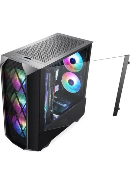 Orkinos Mesh Panel Dikey Ekran Kartı Takılabilen 4 Full Rgb Fanlı Atx Bilgisayar Kasası modelleri