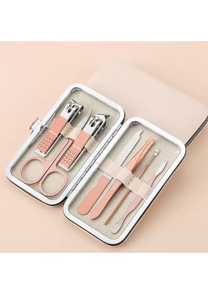 Parça Profesyonel Manikür Pedikür Seti, Tırnak Makası, Kaş Makası, Cımbız, Rose Gold No:2-3 fiyatları