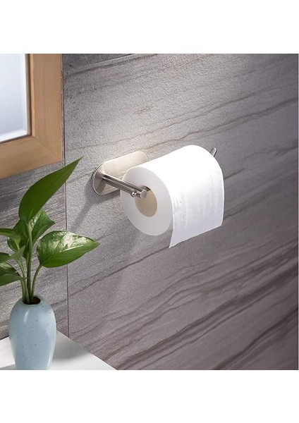 Paslanmaz Çelik Tuvalet Kağıtlığı Askısı Yapışkanlı Sistem Model: Hamburg fırsatları