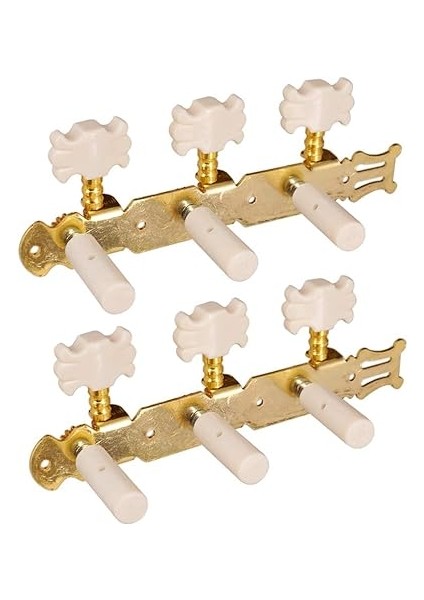 1 Çift Altın Gitar Akort Burguları Klasik Gitar Tel Akort Burguları Akort Başlıkları indirimleri