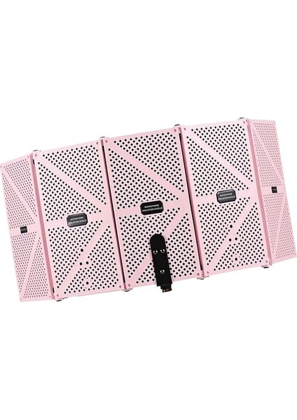 Vokal Booth, Mikrofon Izolasyon Kalkanı Kayıt Stüdyosu Ekipmanı Mikrofon Izolasyon Kalkanı ile (Pınk) fiyatları