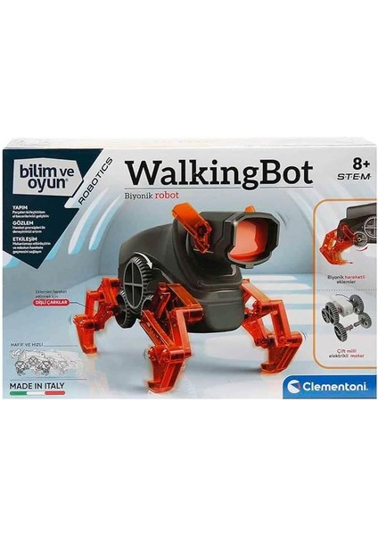 - 64441 - Robotik Laboratuvarı - Walkingbot, 40 Parça, 27.6 x 6 x 18.8 cm