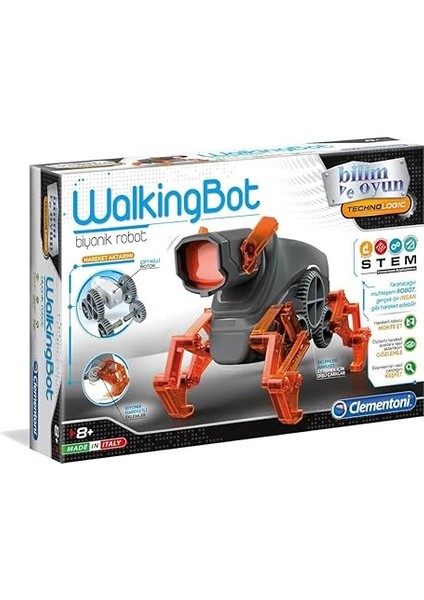 - 64441 - Robotik Laboratuvarı - Walkingbot, 40 Parça, 27.6 x 6 x 18.8 cm modelleri