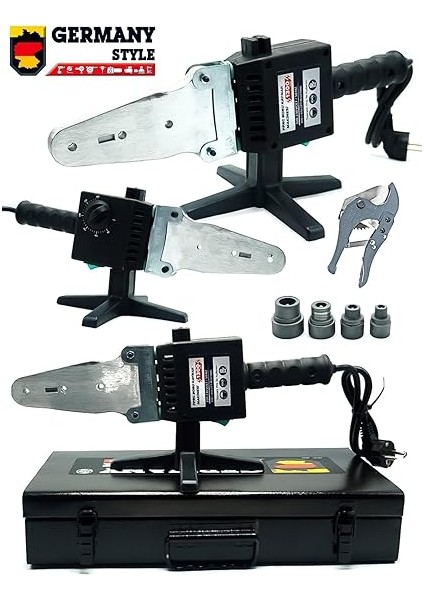 Style Su Tesisatı Plastik Boru Kaynak Makinesi Kademe Ayarlı Çantalı Makaslı Set modelleri