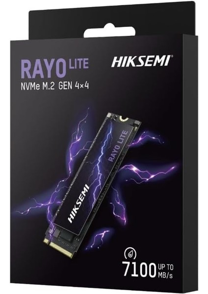 Rayo Lite 4 Tb Gen4 M.2 Nvme 3D Nand Ssd, Ultra Hızlı Pcıe Gen4 Hızları, 3D Nand Teknolojisi,darbeye Dayanıklı Tasarım, Maksimum Sıralı Okuma: 7300 Mb/sn, Maksimum Sıralı Yazma: 6200 Mb/s fırsatları