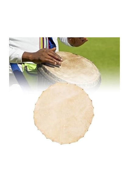 Davul Kafası, Bongo Davul Kafası Bongo Davul Kafası Davul Aksesuarı 36 cm Çaplı Keçi Derisi Yuvarlak Bongo Davul Için fırsatları