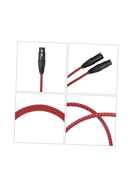 3m Xlr Mikrofon Kablosu Xlr Erkek-Dişi Kablo Kaydı ve Performanslar Için Gürültü Önleyici Teknoloji ile Donatılmış fırsatları