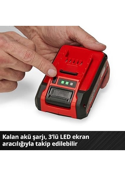 Einhell 4 Ah Plus Power X-Change Başlangıç Seti (1x 18V 4 Ah Akü, 1 x 3A Şarj Cihazı, 75 Dakika Şarj Süresi, Tüm Power X-Change Cihazları Için Uygundur) indirimleri