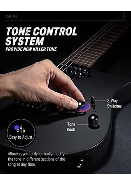 DMT-100 Elektro Gitar (Siyah) modelleri