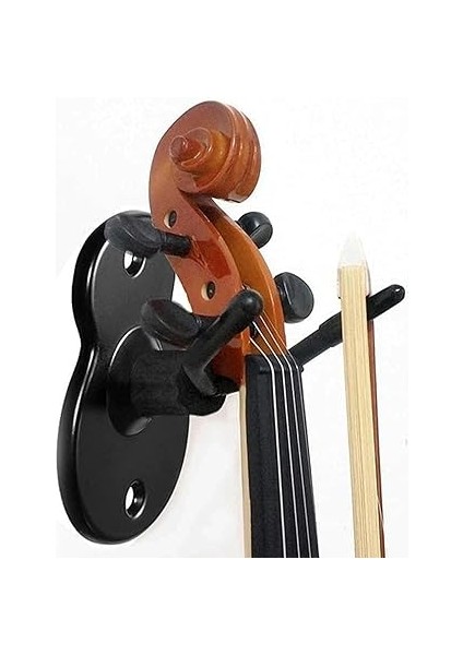 Keman Askısı, Yay Tutucu ve Kaymaz Lastik Pedli Ayarlanabilir Keman Duvar Montajı, Ev ve Stüdyo Duvar Montajı, Keman Viyola Standı, Yaylı Çalgılar Için Keman Viyola Askısı (2pcs) fırsatları
