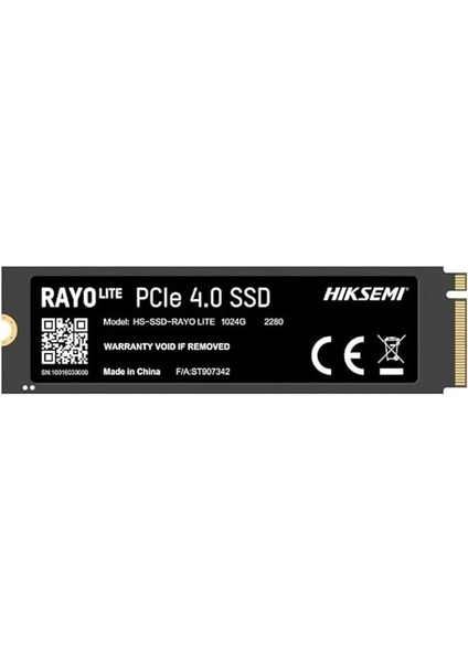 Rayo Lite 1tb Gen4 M.2 Nvme 3D Nand Ssd, Ultra Hızlı Pcıe Gen4 Hızları, 3D Nand Teknolojisi,darbeye Dayanıklı Tasarım, Maksimum Sıralı Okuma: 7000 Mb/sn, Maksimum Sıralı Yazma: 6000 Mb/s fırsatları