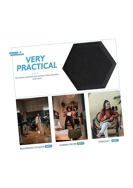 Yalıtım Panelleri Ev Sineması Için Altıgen Akustik Yalıtım indirimleri