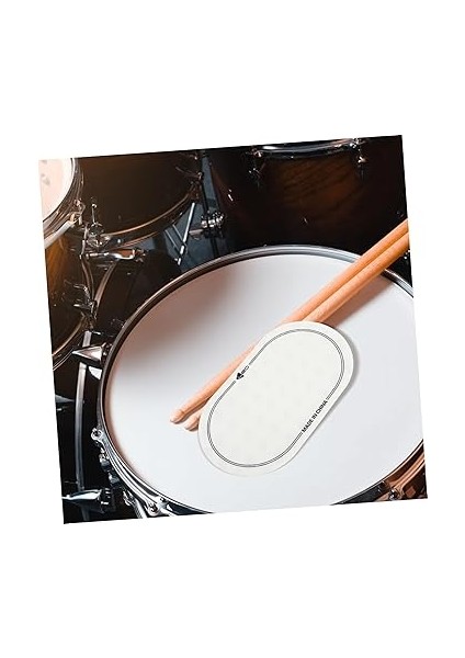 2 Adet Davul Deri Takviye Yaması Çıkartma Perküsyon Aksesuarları Bas Davul Pedalı Yama Davul Pedinin Değiştirilmesi Davul Parçaları Kendinden Yapışkanlı Yama Davul Yama Pte Beyaz indirimleri