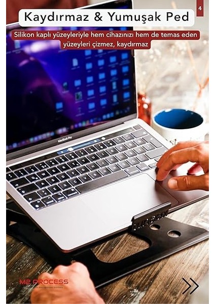 Unlımıted - Tüm Modellerle Uyumlu Sınırsız Kademeli Çelik Notebook Laptop Standı Yükseltici Altlık indirimleri