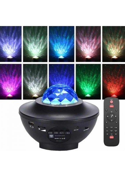 Dönen Işıklı Disko Topu Projektör Müzik Çalarlı Disco Speaker modelleri