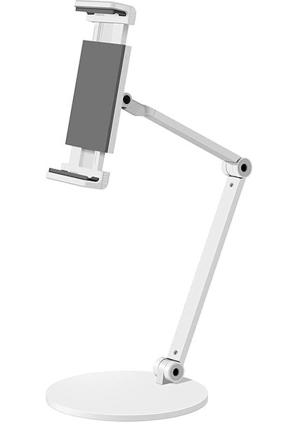 STD20144LG 360° Ayarlanabilir Teleskobik 4"-13" Ergonomik Tablet Standı (Gümüş) modelleri