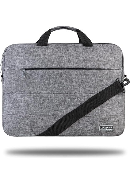 Romeo Serisi TL2004 15.6 Inch Uyumlu Su Geçirmez Kumaş, Notebook, Laptop , El Çantası- Gri