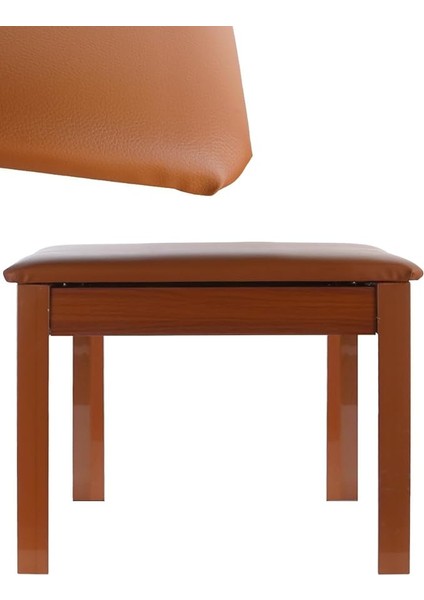 TBX-144OR Üst Kalite Piyano Taburesi Gizli Bölmeli Turuncu Renk (32X54X48)