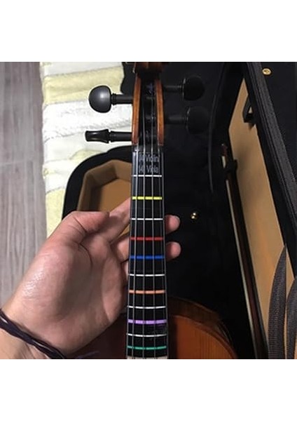 Parmak Kılavuzu Çıkartması, Çello Fret Parmak Çıkartması Yüksek Yapışkanlı Fret Board Etiket Çıkartması Çello Için 4/4, 3/4, 1/4, 1/2, 1/8(4/4) modelleri