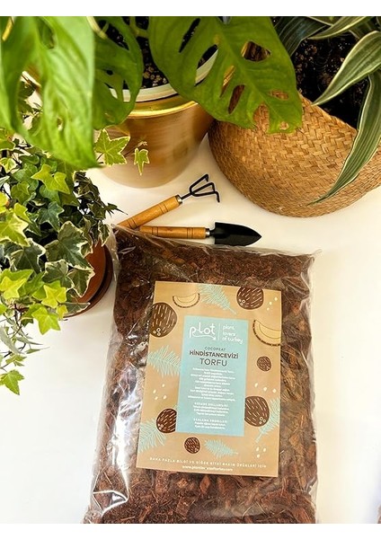 Cocopeat/hindistan Cevizi Torfu /%100 Doğal Torf 5 Lt - 9 Lt (9 Lt) modelleri