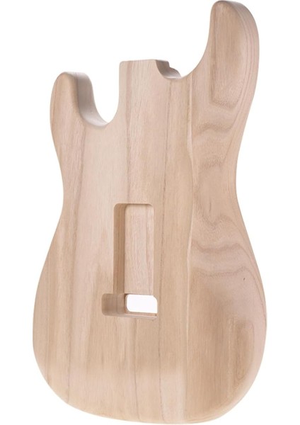 ST01-TM Tamamlanmamış El Yapımı Gitar Gövdesi Mum Ağacı Elektrik Gitar Gövdesi Gitar Namlusu Yedek Parçaları