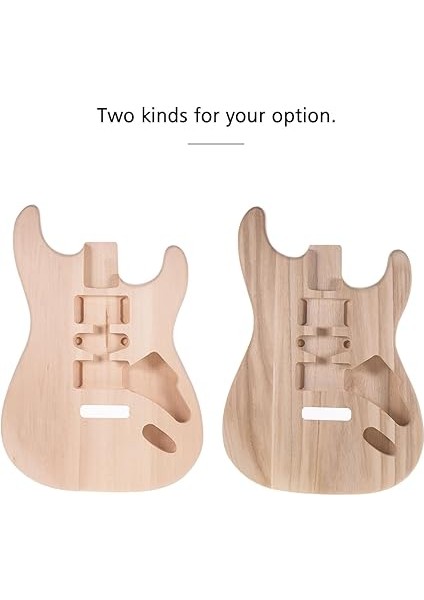 ST01-TM Tamamlanmamış El Yapımı Gitar Gövdesi Mum Ağacı Elektrik Gitar Gövdesi Gitar Namlusu Yedek Parçaları fiyatları