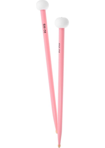 1 Çift Profesyonel Davul Çubukları: Davul Setleri ve Timpani Için Çok Yönlü Perküsyon Için Keçe Kafalı Çift Kafa Rahat