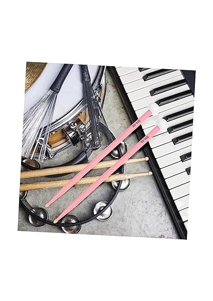 1 Çift Profesyonel Davul Çubukları: Davul Setleri ve Timpani Için Çok Yönlü Perküsyon Için Keçe Kafalı Çift Kafa Rahat indirimleri