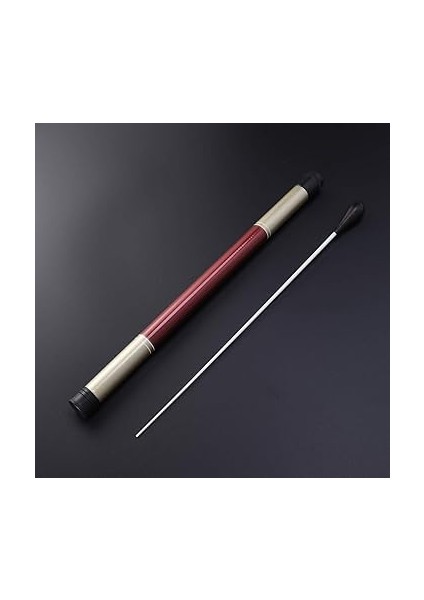 2 Adet Orkestra Baton Müzik Dirigent Baton Konser Müzikal Accssory Kılıflı (Siyah + Kahverengi) indirimleri