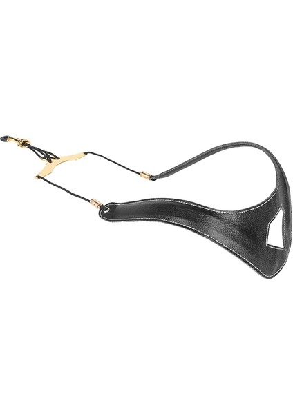 Tenor ve Soprano Saksafonlar Için Ayarlanabilir Deri Boyun Askısı, Çift Omuz Desteği, Her Yaş Için Hafıza Alaşımlı Dolgu