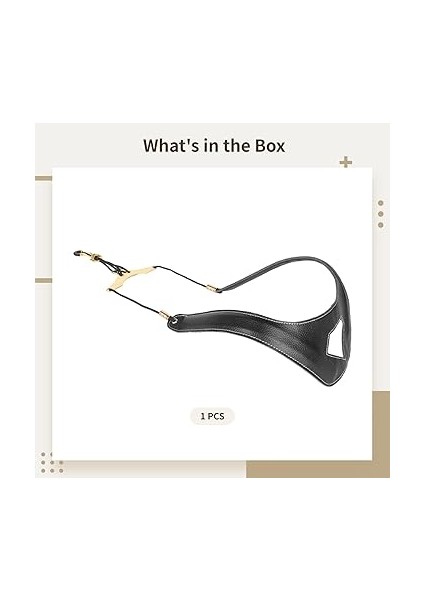 Tenor ve Soprano Saksafonlar Için Ayarlanabilir Deri Boyun Askısı, Çift Omuz Desteği, Her Yaş Için Hafıza Alaşımlı Dolgu fiyatları