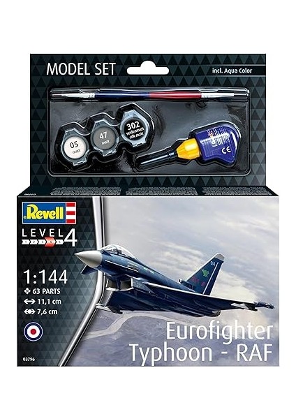 Set Eurofighter Typhoon - Raf-Revell Model Kit With Basic Accessories fiyatları