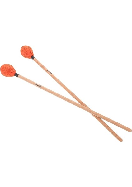1 Çift Ahşap Saplı Sarılı Perküsyon Aleti Xylophone ve Glockenspiel ile Uyumludur Müzik Dersi ve Pratik