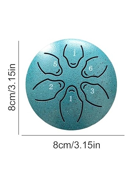 3 Inç 6 Notlar Çelik Dil Davul Yağmur Davul Enstrüman Perküsyon Müzik Aletleri Yoga Meditasyon Için Benzersiz Hediye fiyatları