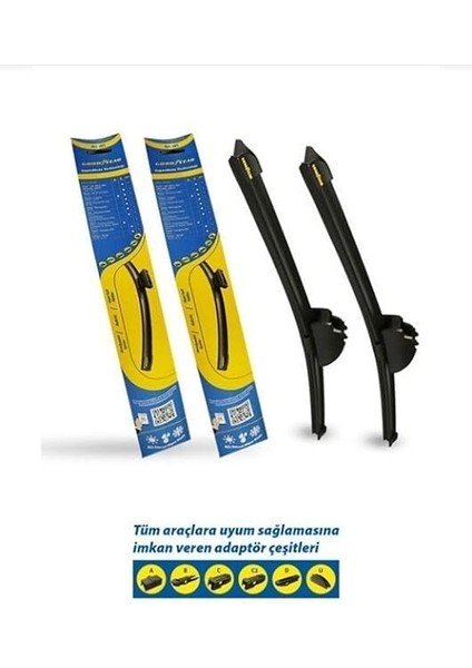 Silecek Süpürgesi Ön Muz Tipi Peugeot 207 5 Uyumlu Kapı Hatchback 2006-2012 (650MM+450MM) fiyatları