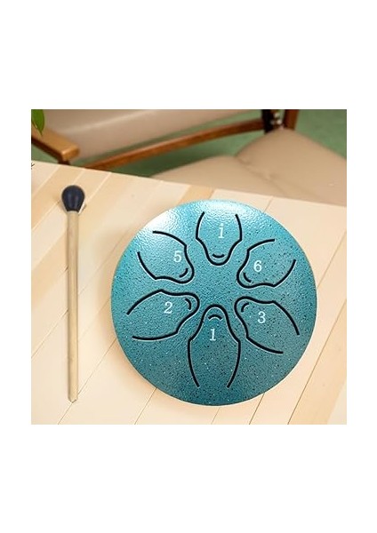 3 Inç 6 Notlar Çelik Dil Davul Yağmur Davul Enstrüman Perküsyon Müzik Aletleri Yoga Meditasyon Için Benzersiz Hediye indirimleri