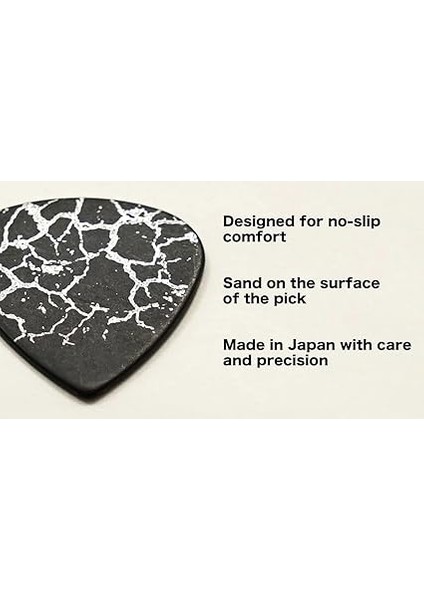 Grip Wizard Serisi Sand Grip Flat Pick - Beyaz 6 Adet (PPA16MSG-WH) indirimleri