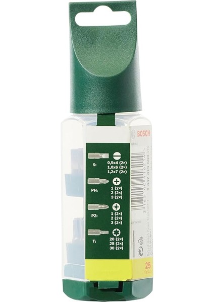 Professional Accessories Vidalama Seti, Yeşil, 25 Adet fırsatları