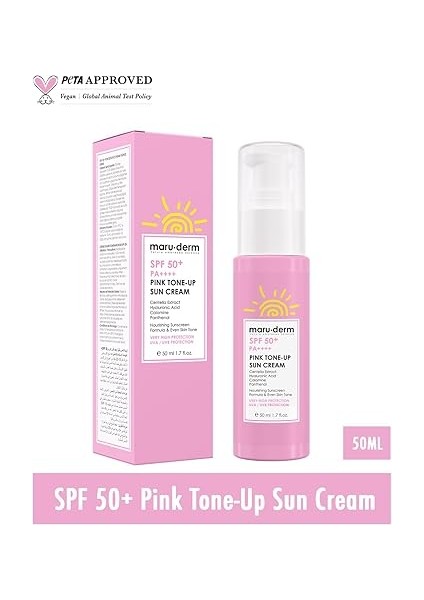Spf 50+ Pembe Ton Eşitleyici Güneş Kremi 50 ml fiyatları