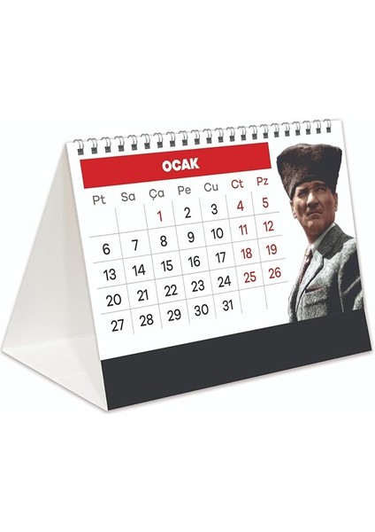 Kitabevi 2025 Atatürk Masa Takvimi