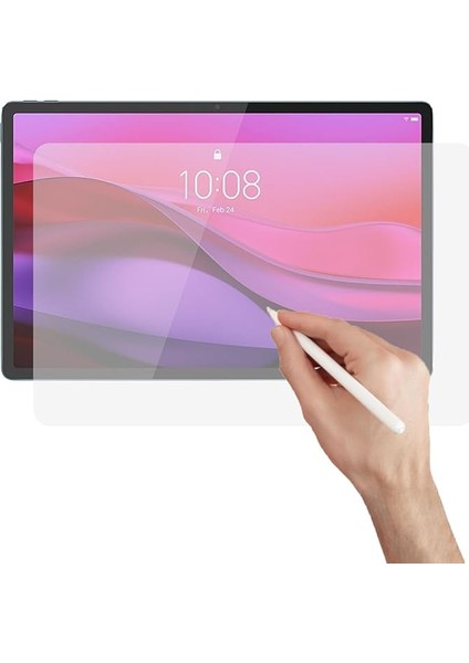 Lenovo Yoga Tab Plus TB520FU 12.7 Inch Tablet ile Uyumlu Tablet Paper Like Pencil Destekli Kağıt Hissi Veren Mat Ekran Koruyucu - AL3289