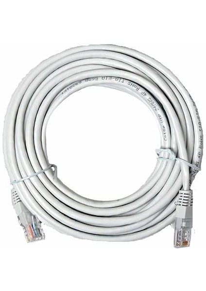 10 Metre +Tv Plus Fiber Adsl Modem Bilgisayar Arası Ethernet Internet Kablosu Ağ Network