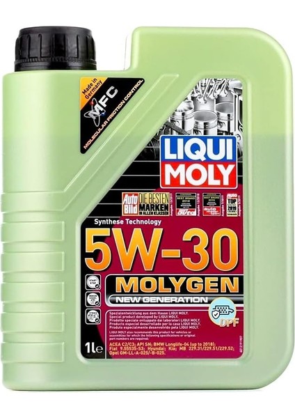Moly Molygen New Generation 5W-30 Dpf 1 Litre Otomotiv Bakım Ürünü