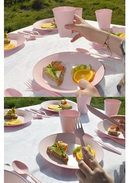 Çantalı Piknik Seti (Pembe) fiyatları