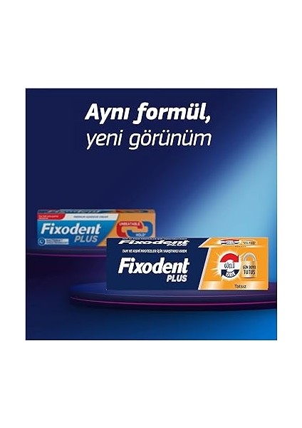 Plus Güçlü Isırık Diş Protezi Yapıştırıcı Krem 57 G modelleri