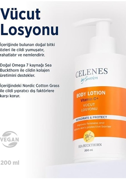 Sea Buckthorn Vücut Losyonu Tüm Cilt Tipleri (200 Ml) modelleri