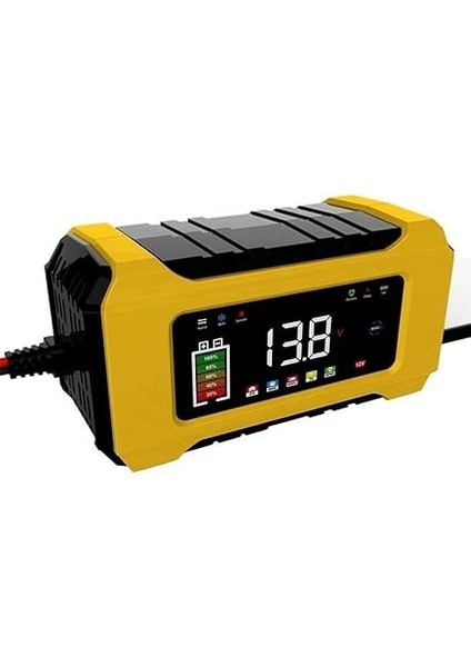 Desülfatör Akü Şarj Cihazı Göstergeli Jel Asitli Sulu Kuru Tip Akülere Uygun Battery Charger (Takviye Özelliği Yoktur) (Ds-Yellow) fırsatları