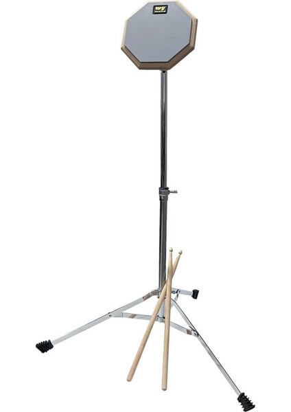 DD-139 Profesyonel Bateri Davul Çalışma Pedi Seti Drum Practice Pad (Stand ve Çanta Ile)